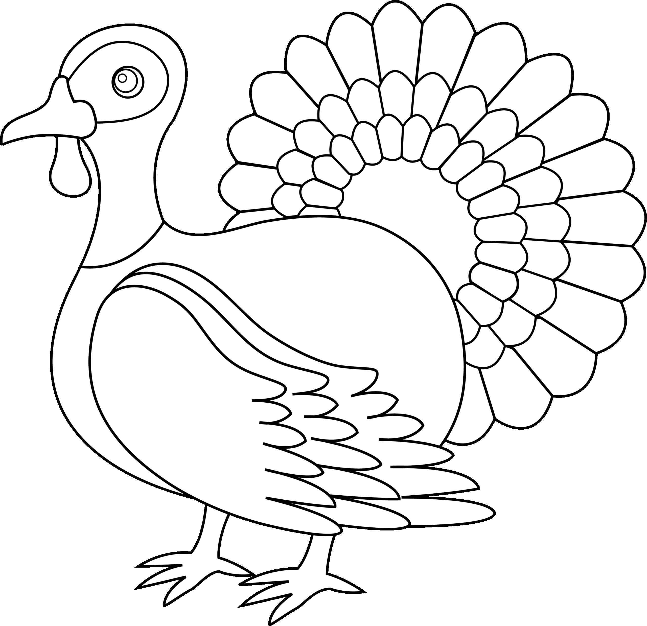 Collection Of Turkey Coloring Page Free Printable