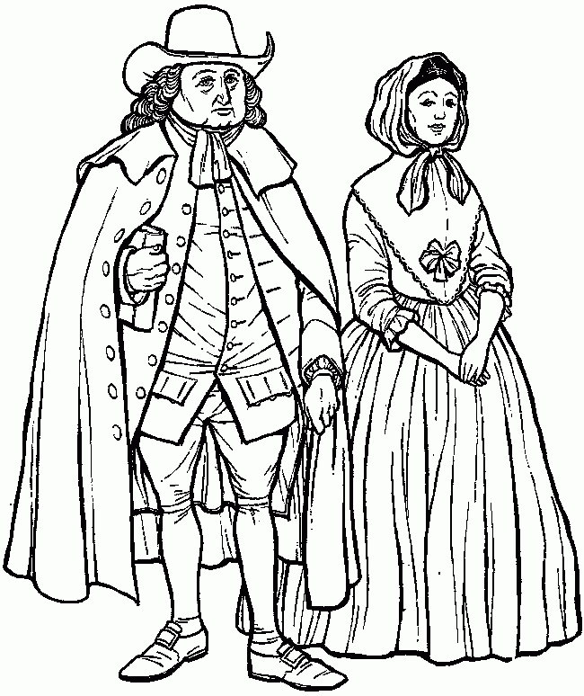 Colonial Life Coloring Pages Coloring Home