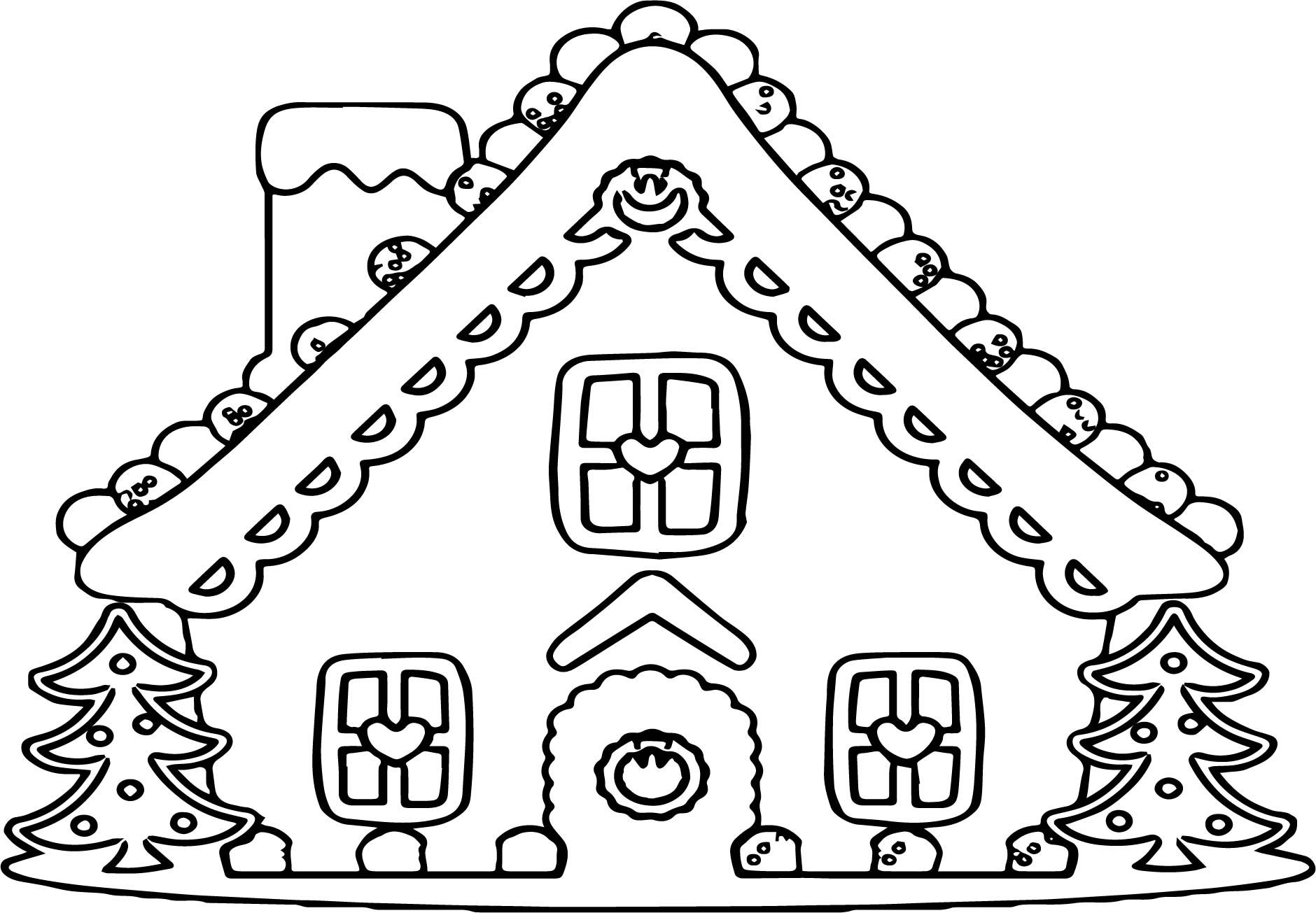 Color A Gingerbread House Warehouse Of Ideas