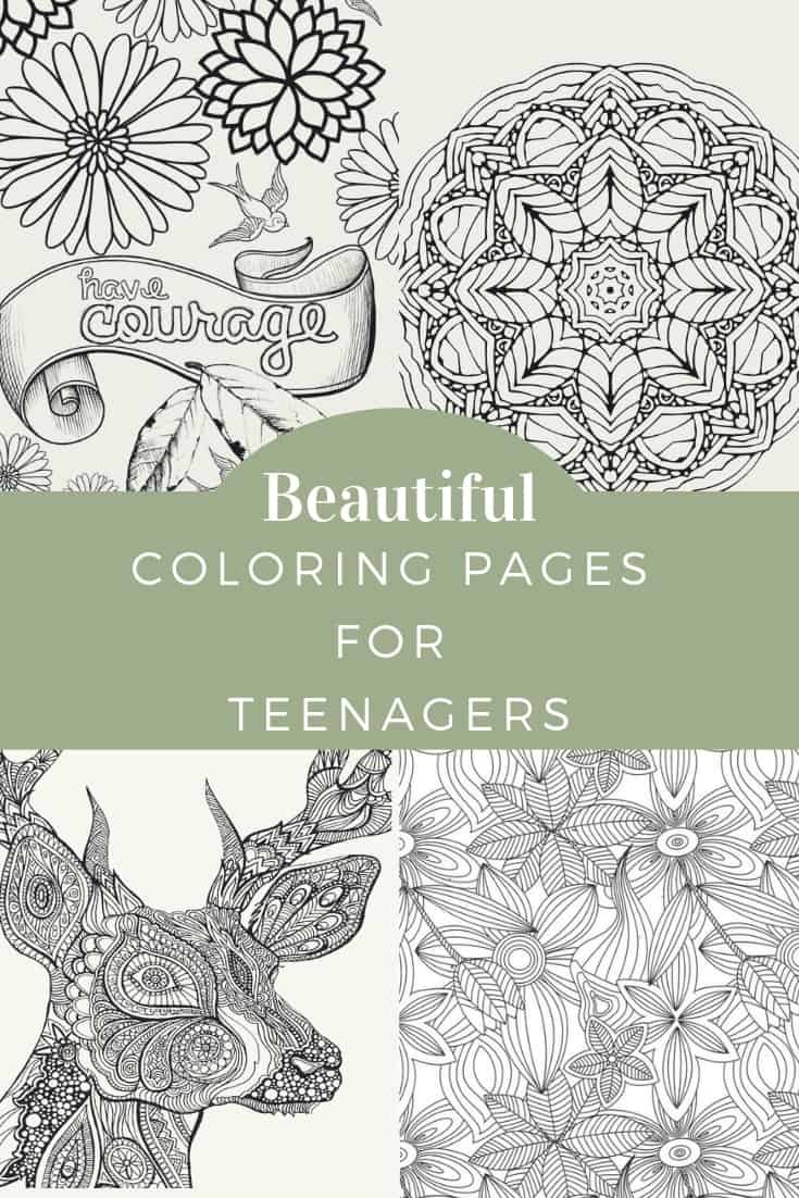 Color Pages For Teens