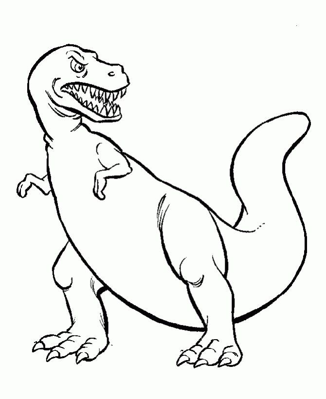 Coloring Dinosaurs Coloring Home