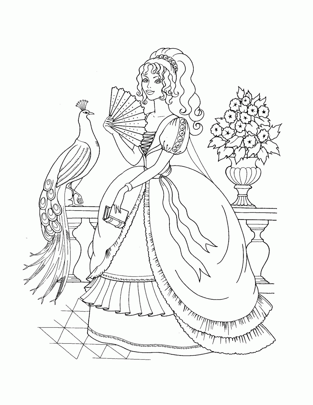 Coloring Pages For Disney Princesses Coloring Home