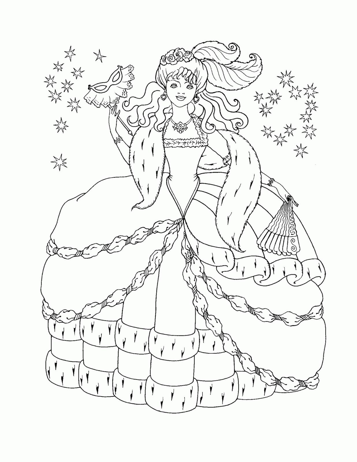Coloring Pages For Disney Princesses Coloring Home