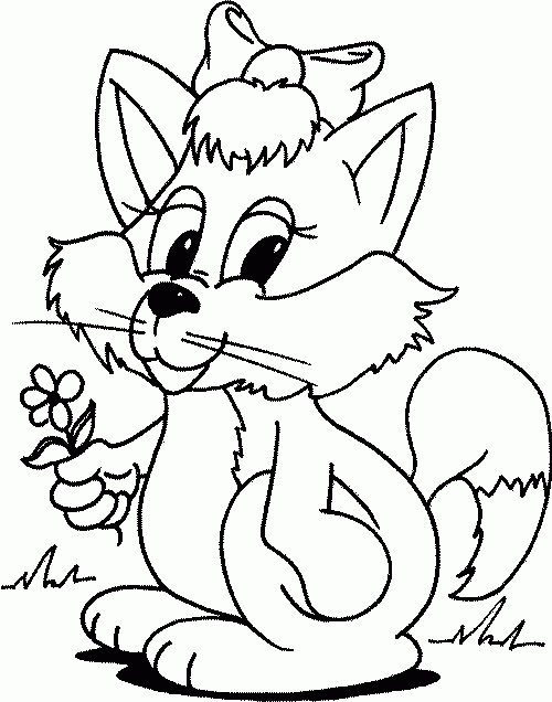 Coloring Pages Fun Cat Coloring Pages