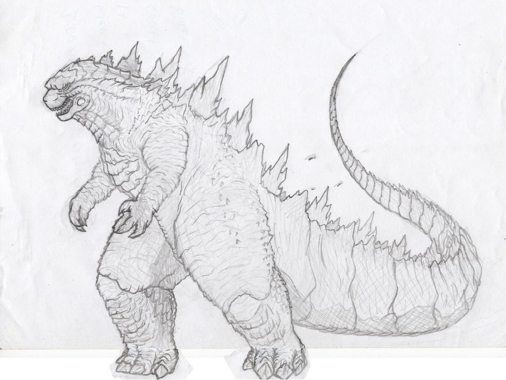 Coloring Pages Of Godzilla Coloring Home