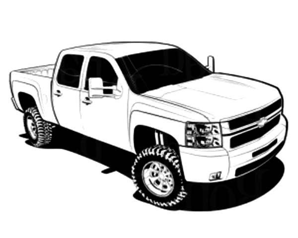Coloring Pages Of Trucks And Cars