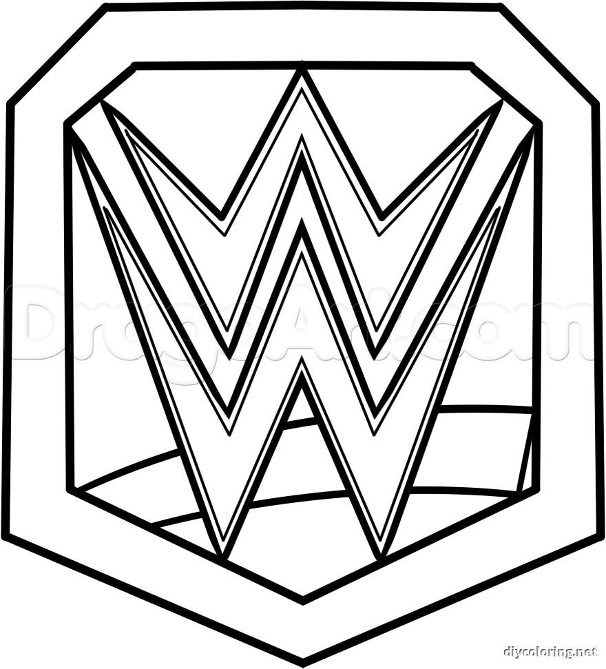 Coloring Pages Of Wwe Wrestlers Coloring Home