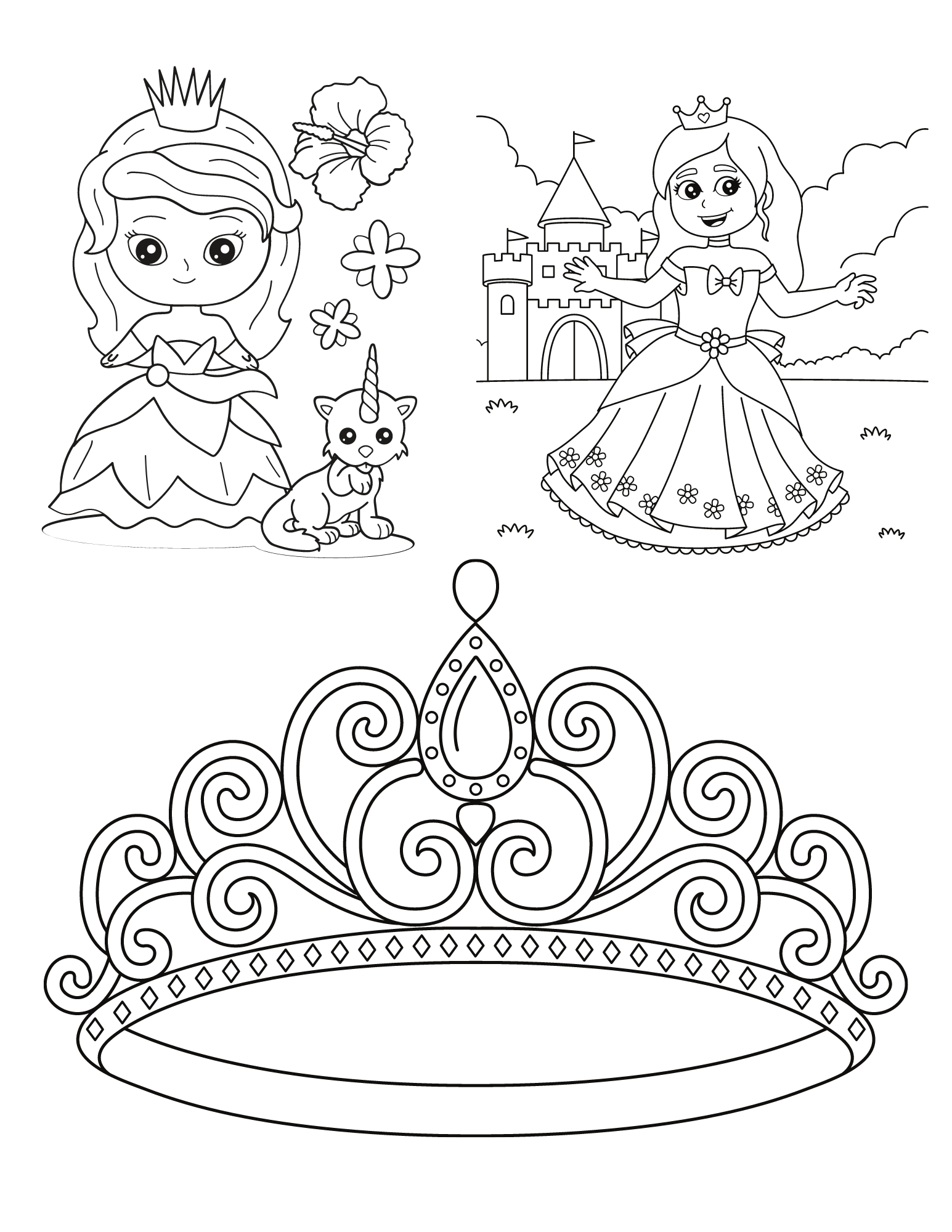 Coloring Pages Princesses