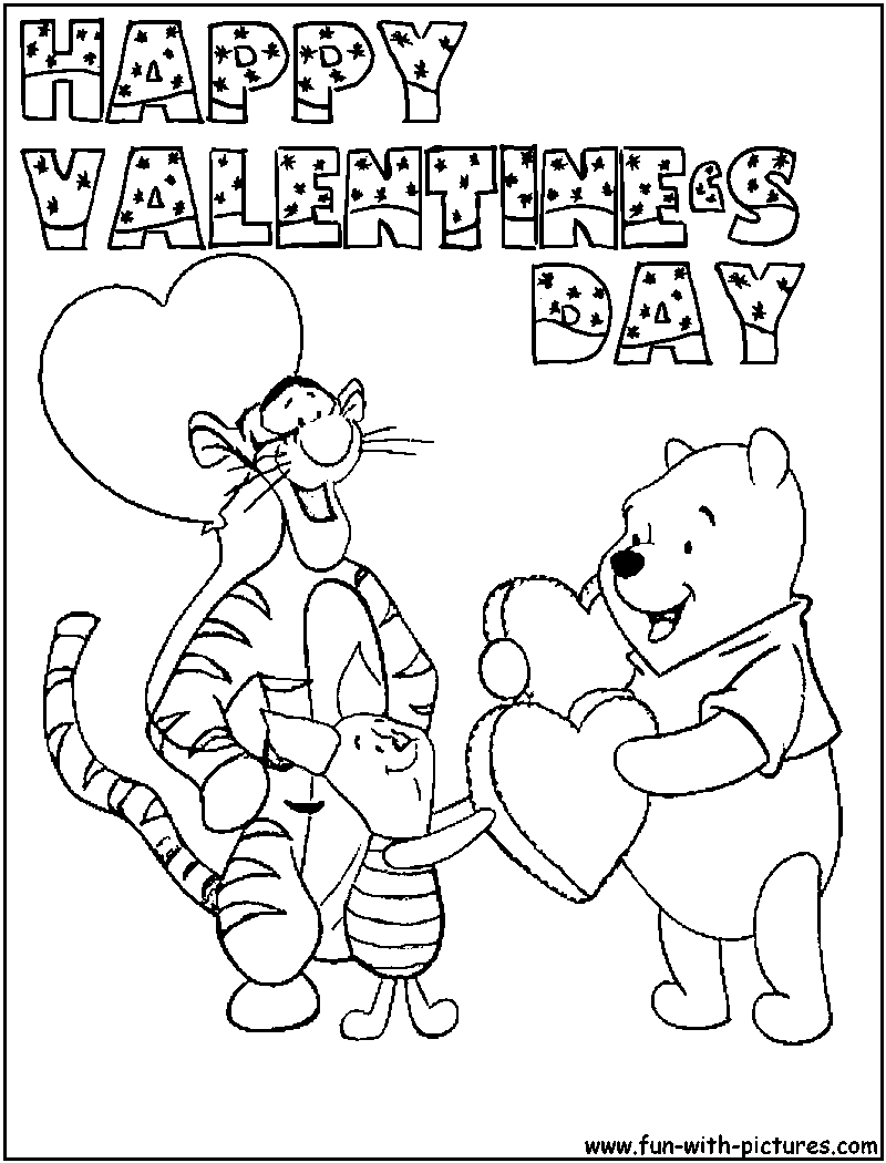 Coloring Pages Valentines Day Free Printable Coloring Home