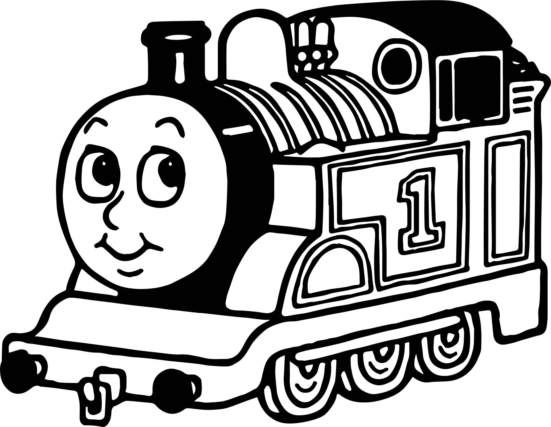 Cool Cartoon One Train Coloring Page Train Coloring Pages Cartoon