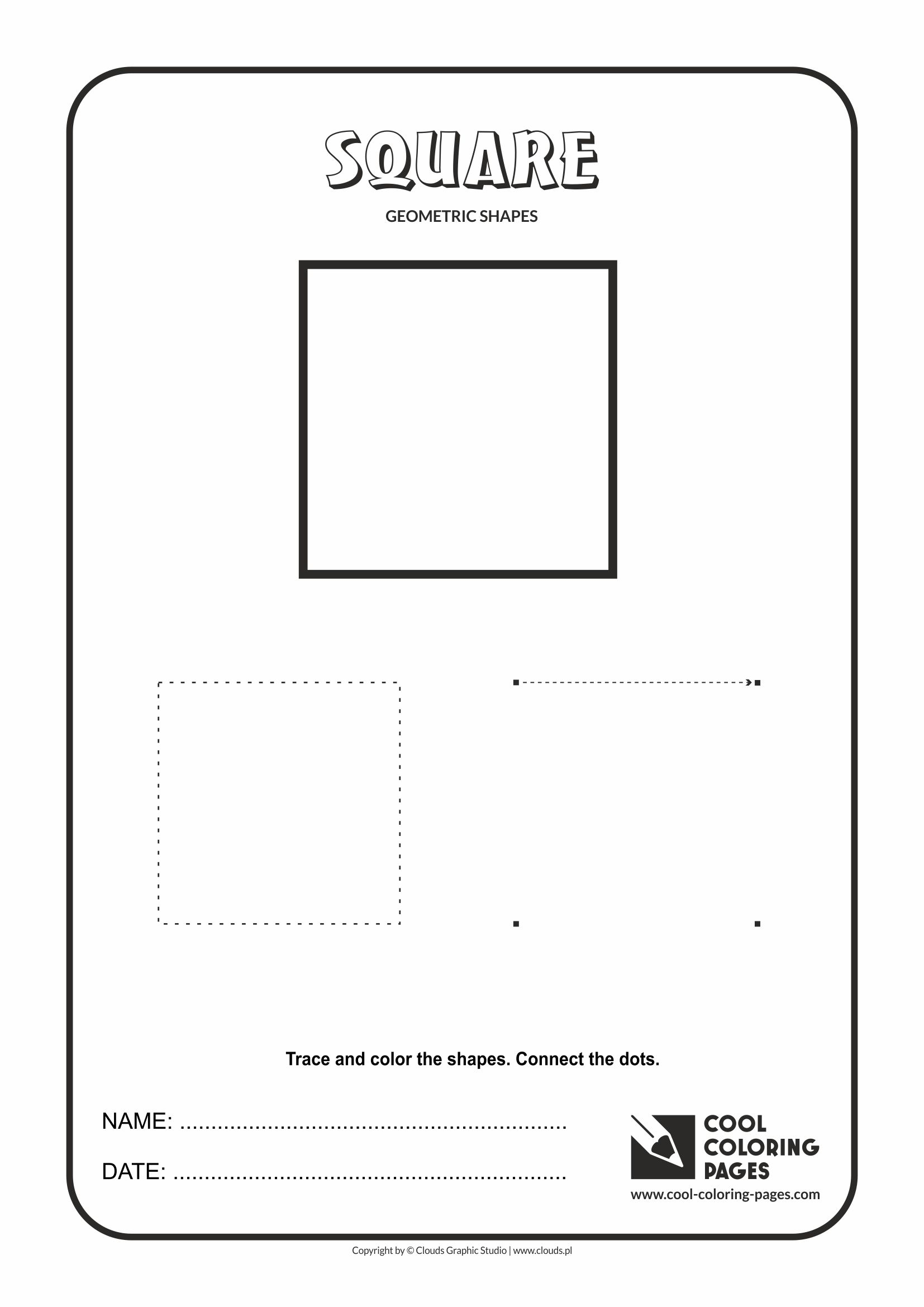 Cool Coloring Pages Geometric Shapes Cool Coloring Pages Free 