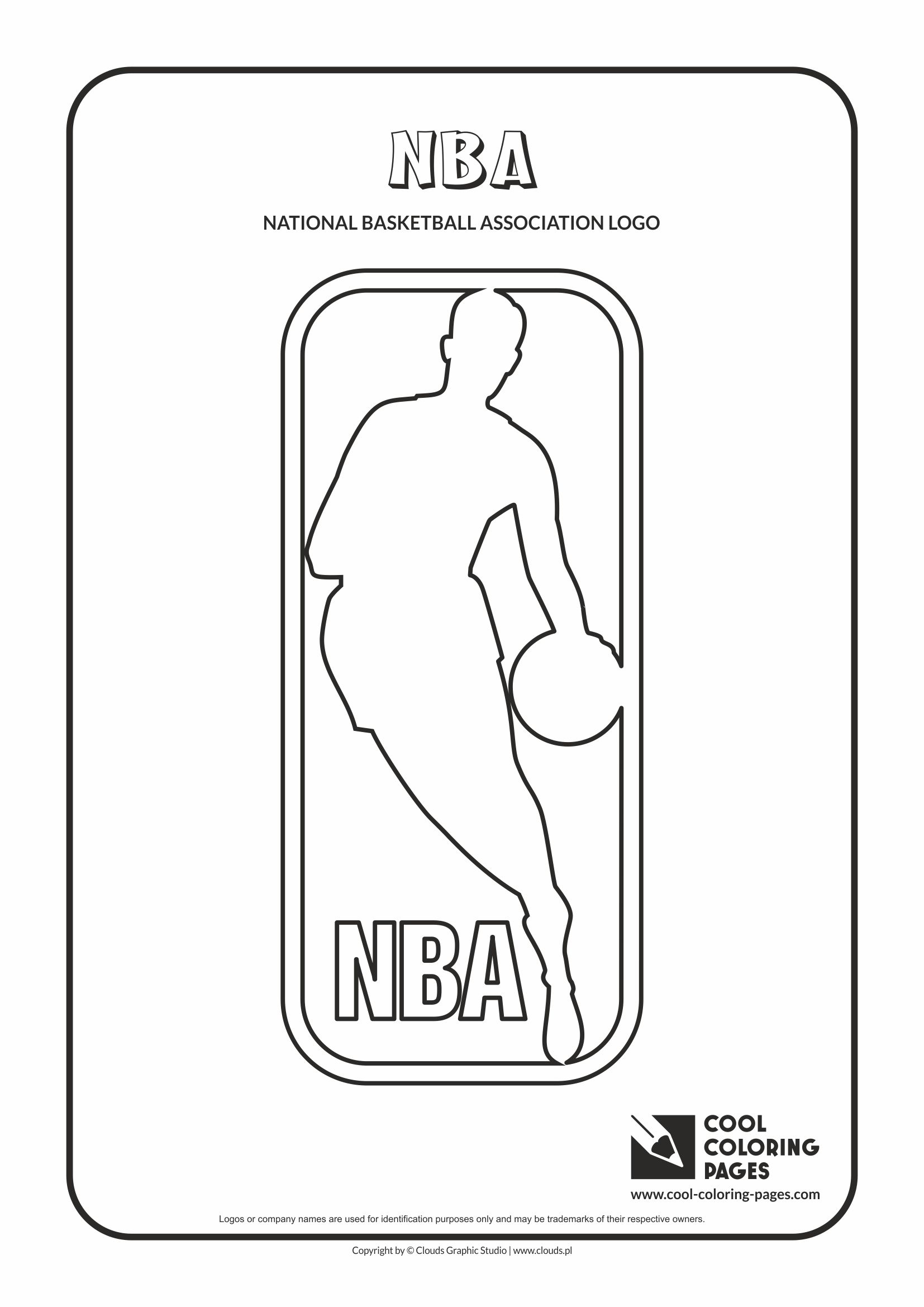 Cool Coloring Pages NBA Teams Logos Coloring Pages Cool Coloring 