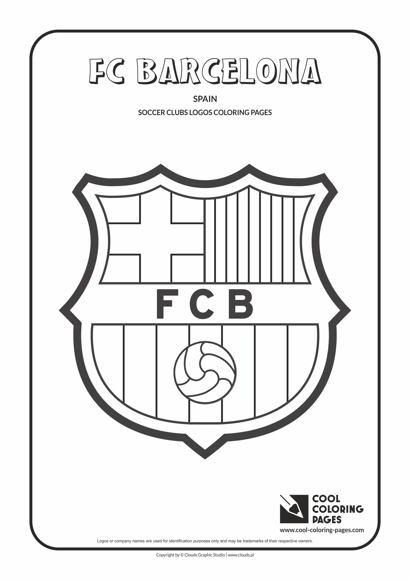 Cool Coloring Pages Soccer Clubs Logos Cool Coloring Pages Free 