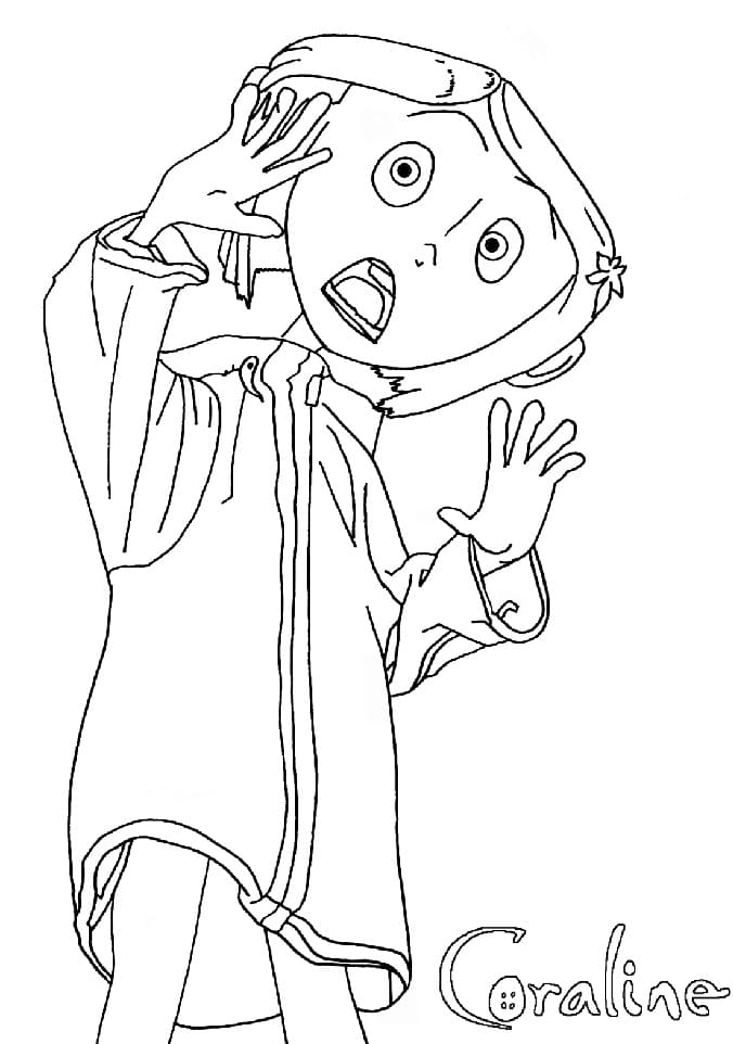 Coraline Coloring Pages