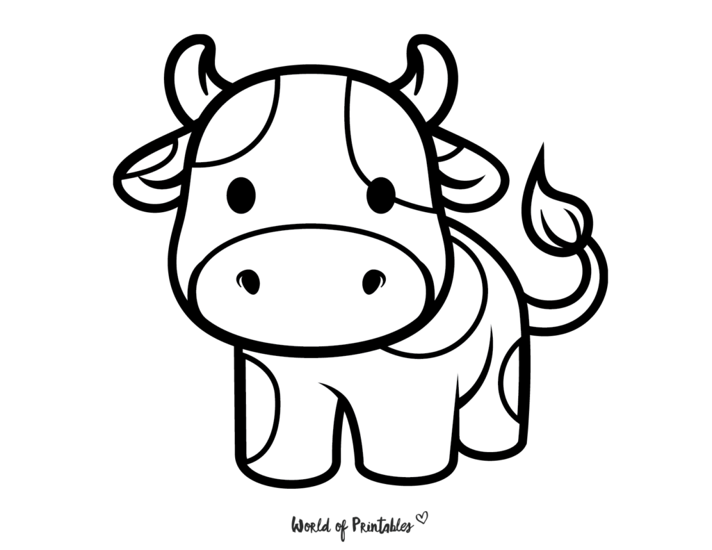 Cow Coloring Pages Coloring Books Simple Coloring Pages Kpop 