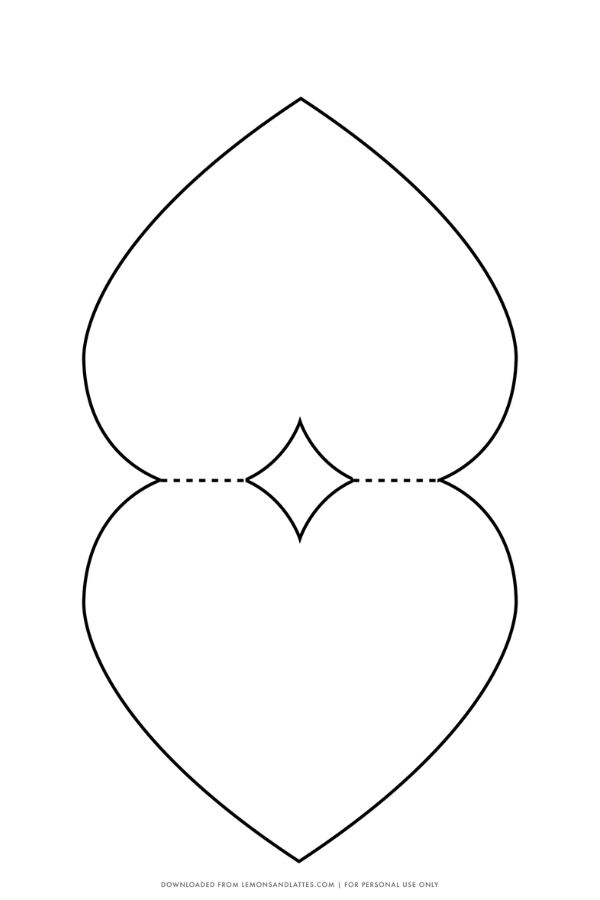 Create Beautiful DIY Valentine 39 s Cards With Free Heart Templates