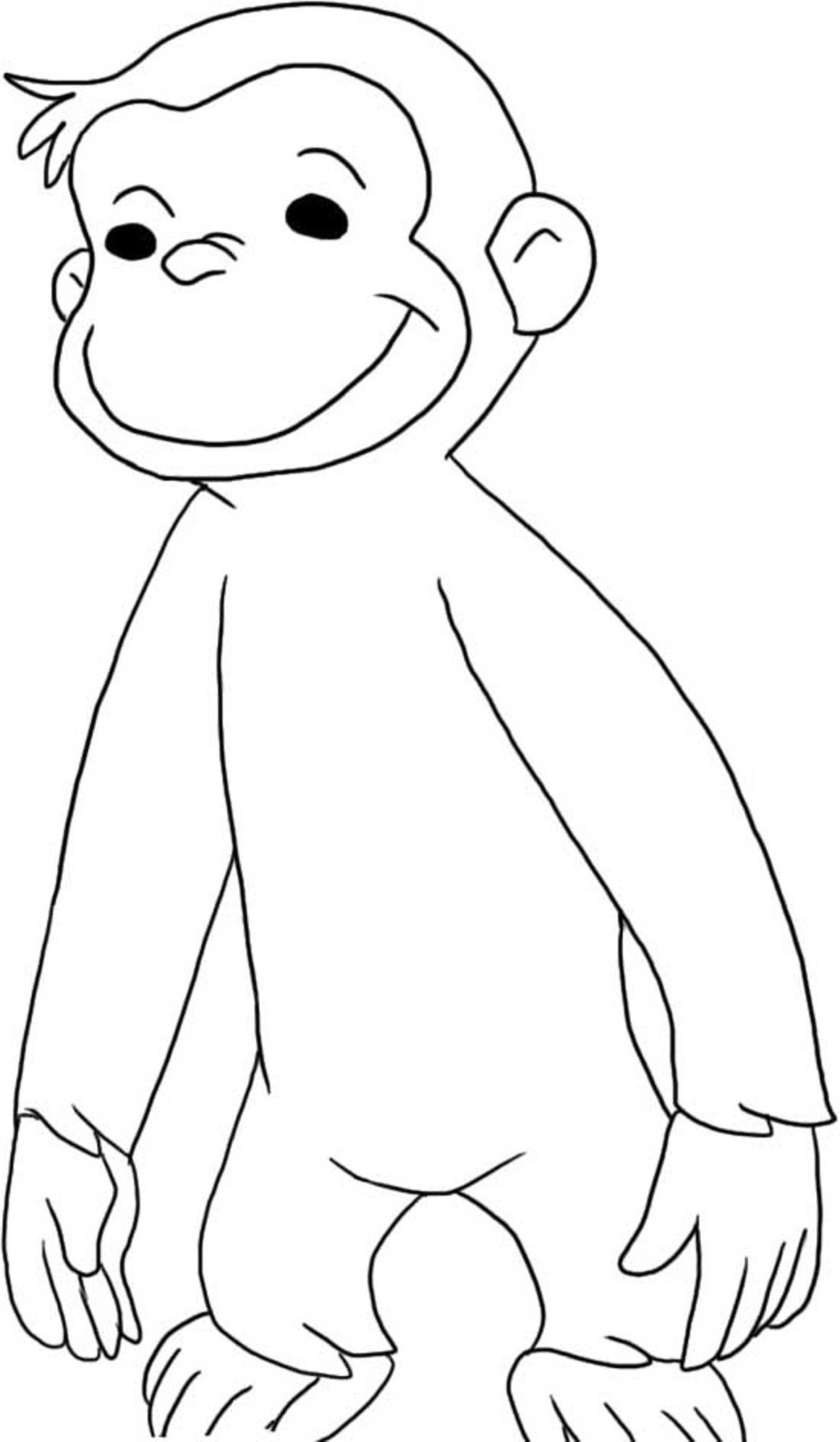 Curious George Coloring Pages To Print Coloring Home