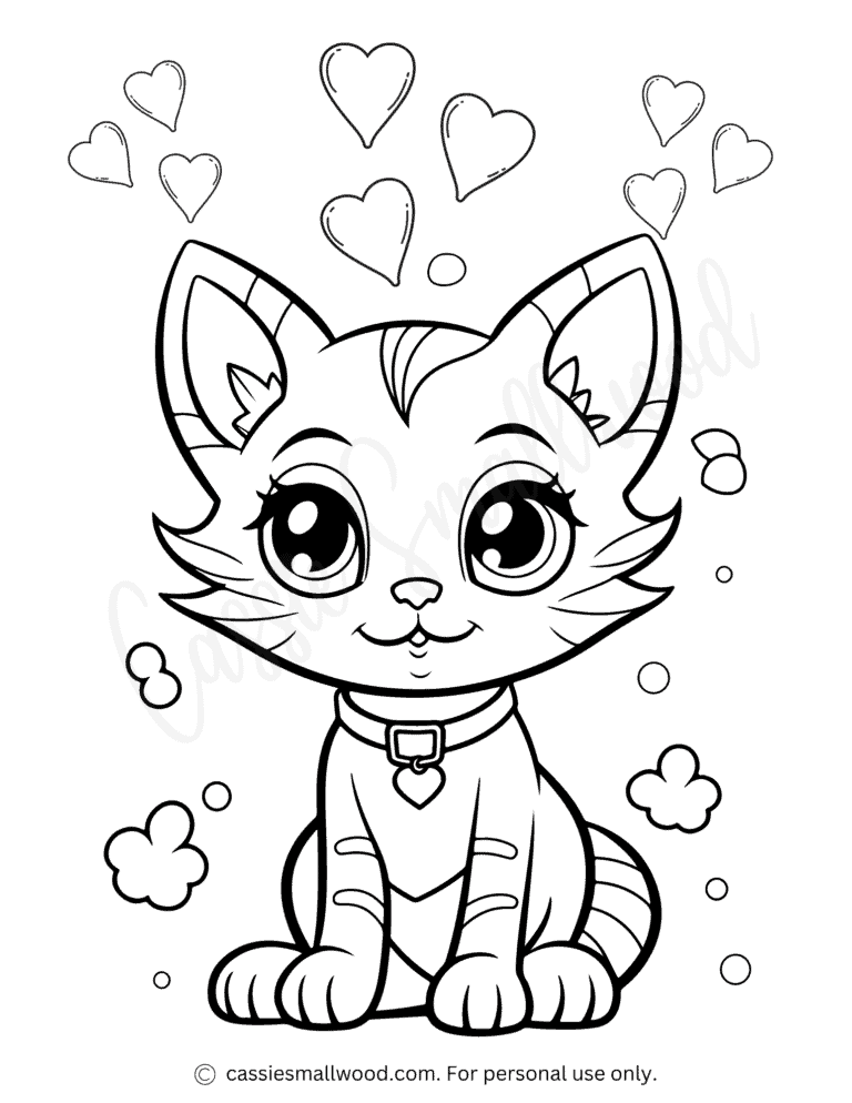 Cute Cat Coloring Pages Cat Coloring Book Cat Colorin Vrogue co