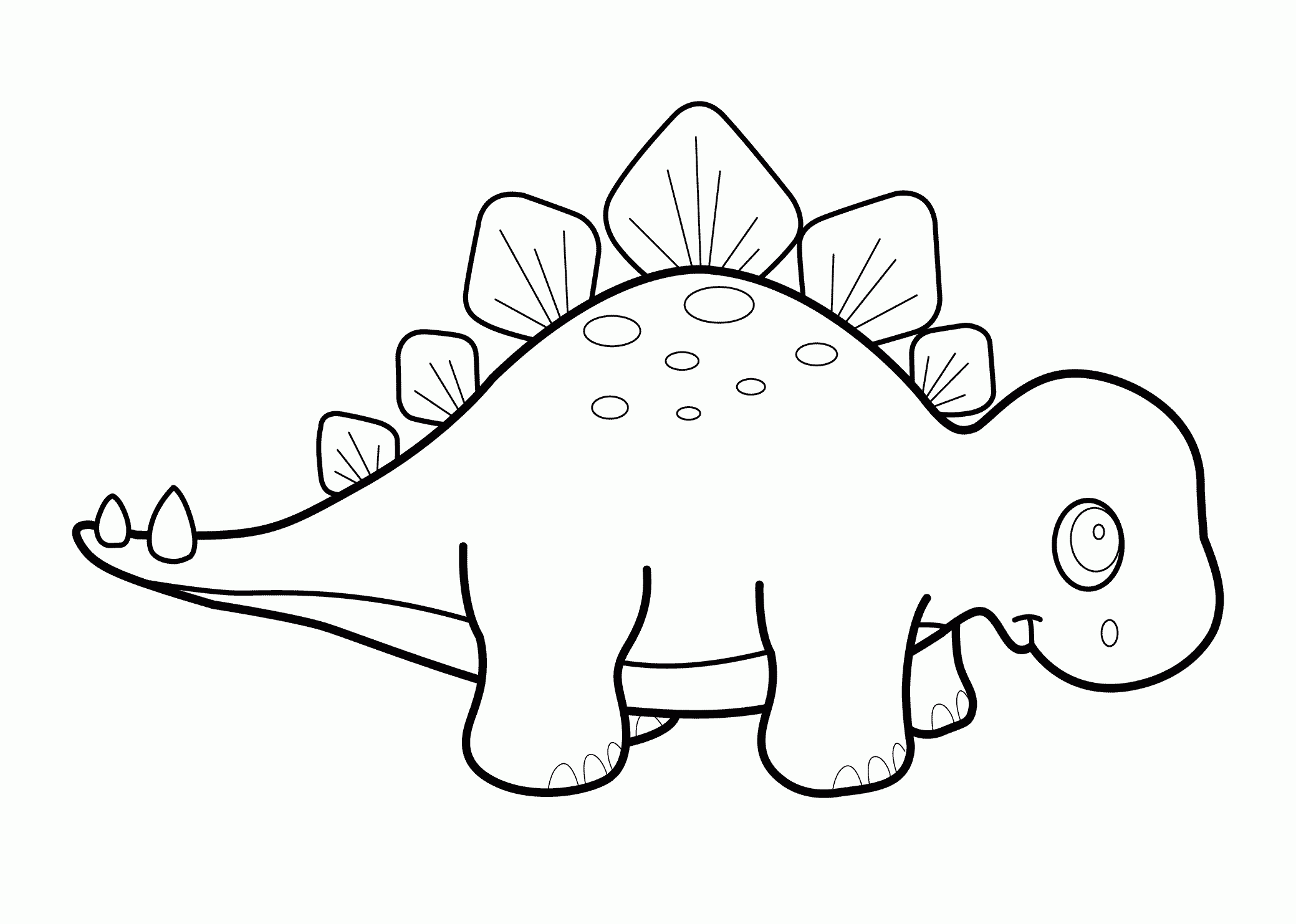 Cute Dinosaur Coloring Pages For Kids Coloring Home