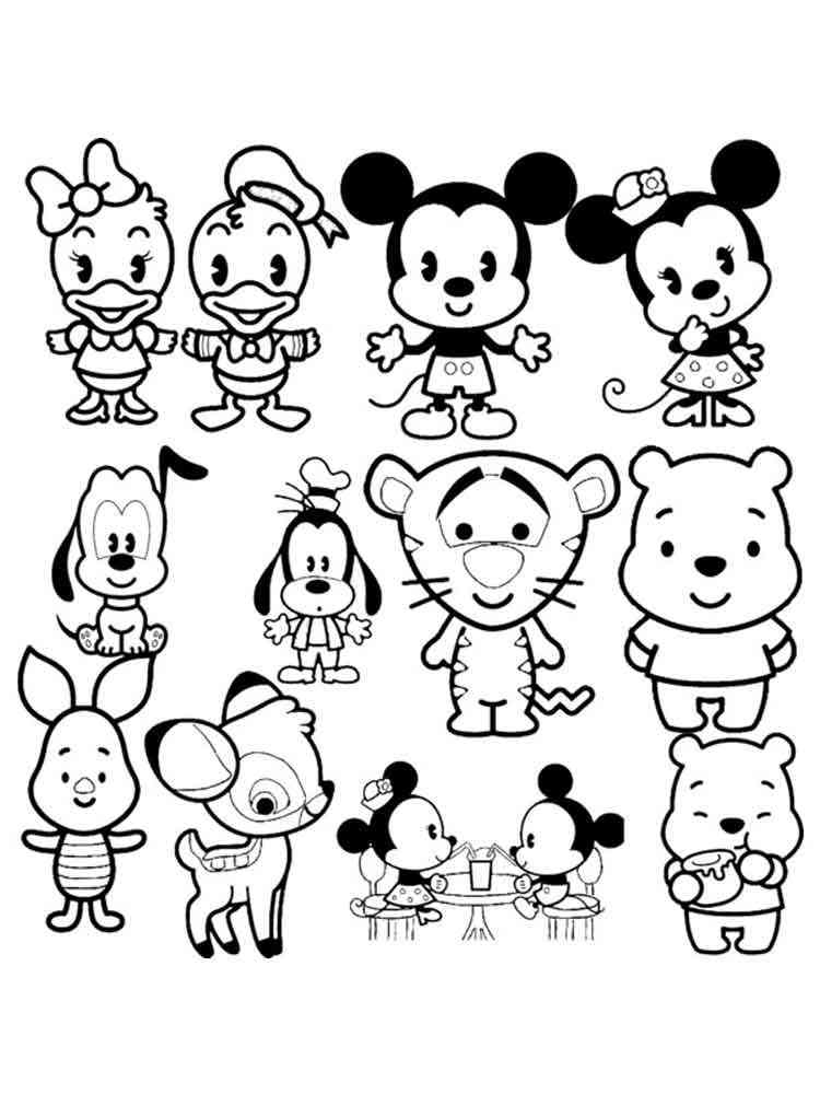 Cute Disney Coloring Pages