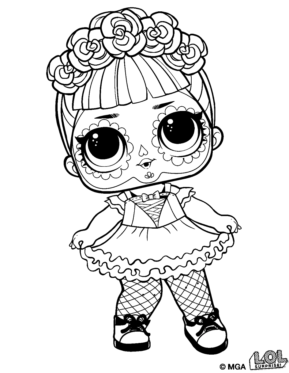 Cute Lol Surprise Doll Coloring Pages Lol Surprise Doll Coloring 