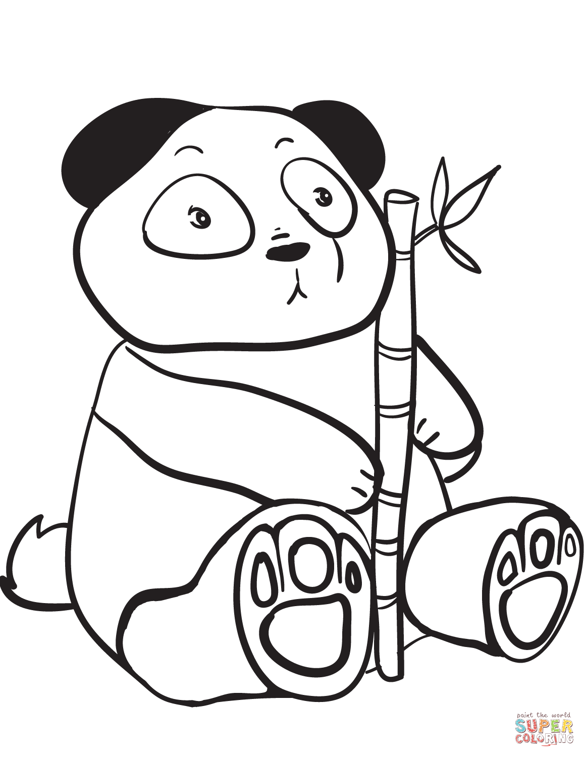 Cute Panda Coloring Pages Coloring Home