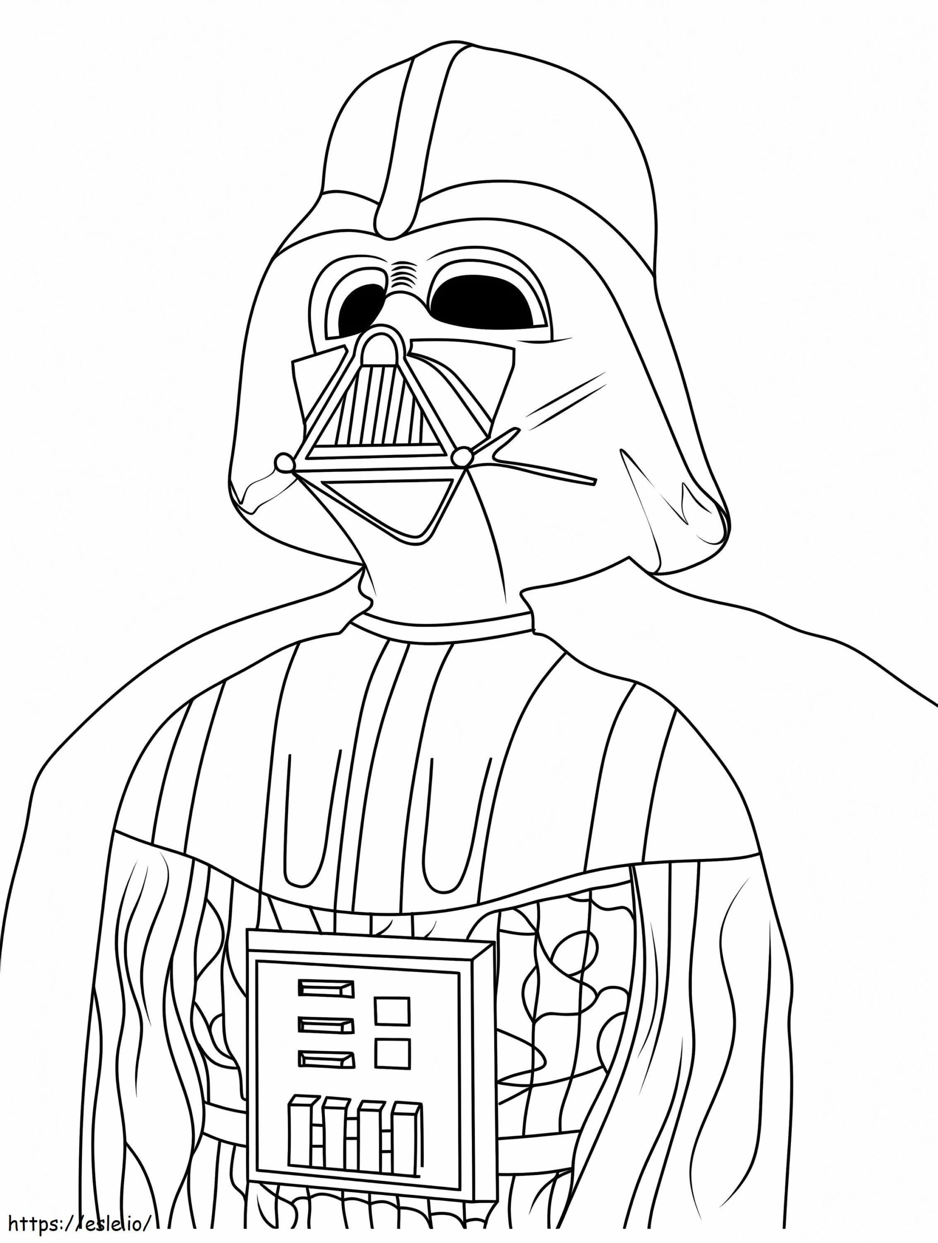 Darth Vader 1 Coloring Page
