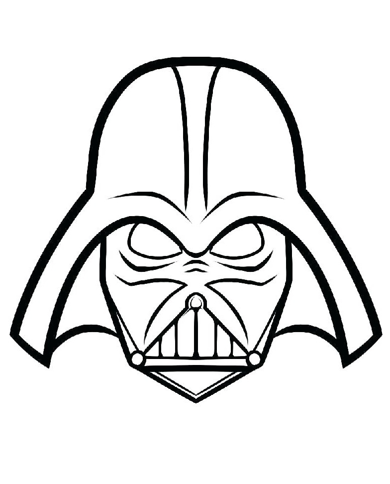 Darth Vader 39 s Mask Coloring Page Free Printable Coloring Pages For Kids
