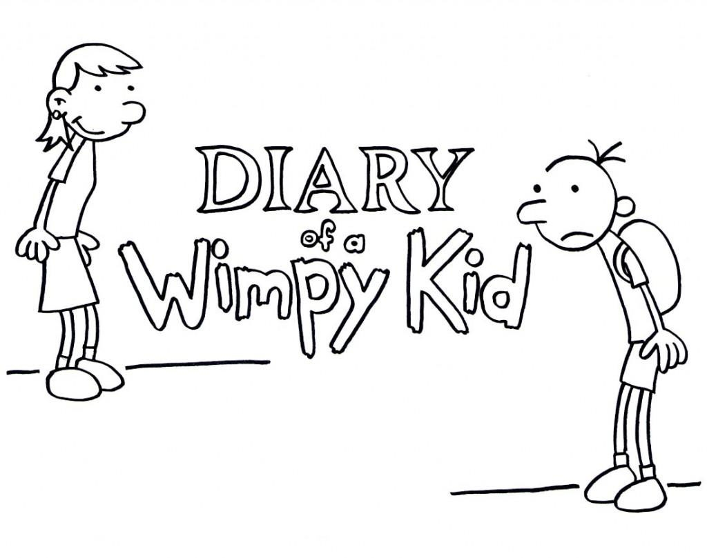Diary Of A Wimpy Kid Coloring Pages Coloring Home