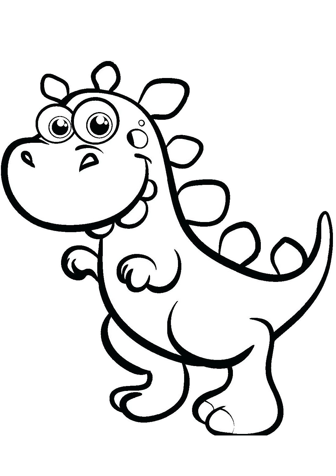 Dinosaur Coloring Pages Printable PDF Dinosaur Coloring Pages Printable