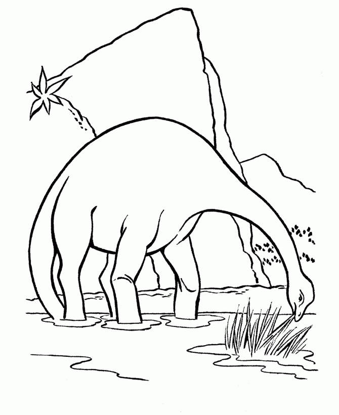 Dinosaurs Coloring Pages Coloring Home