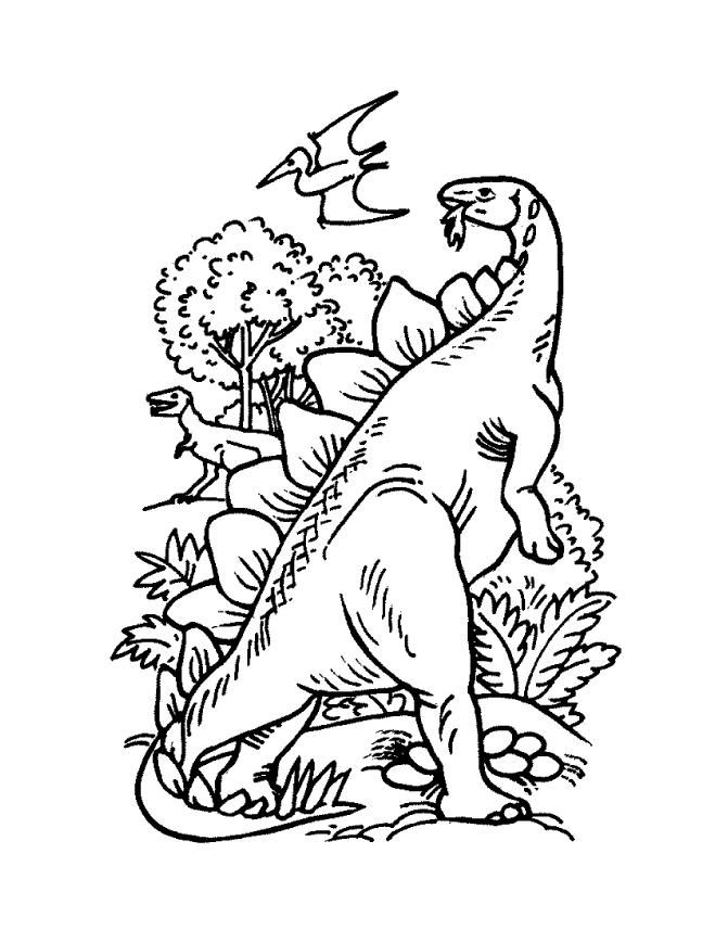 Dinosaurs Coloring Pages Coloring Home