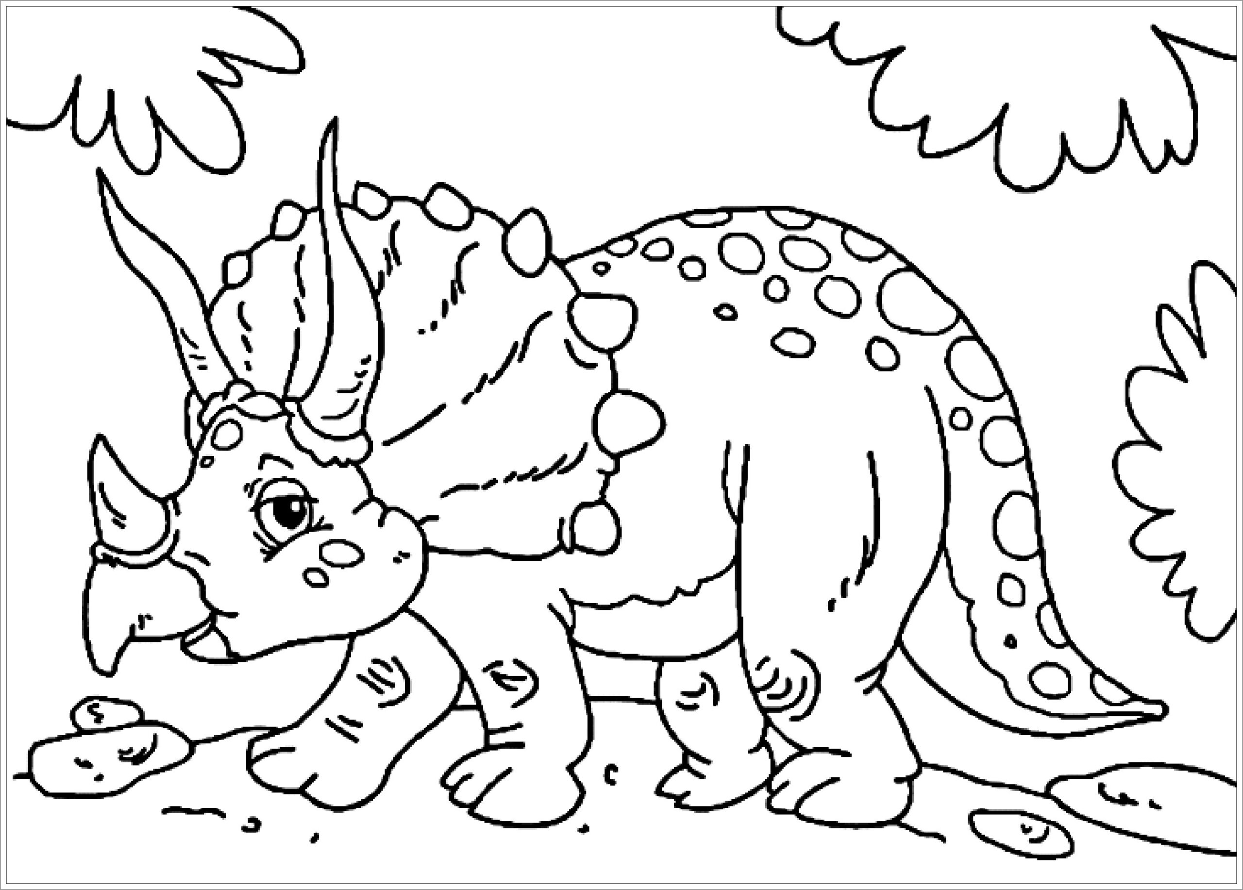 Dinosaurs Coloring Pages ColoringBay