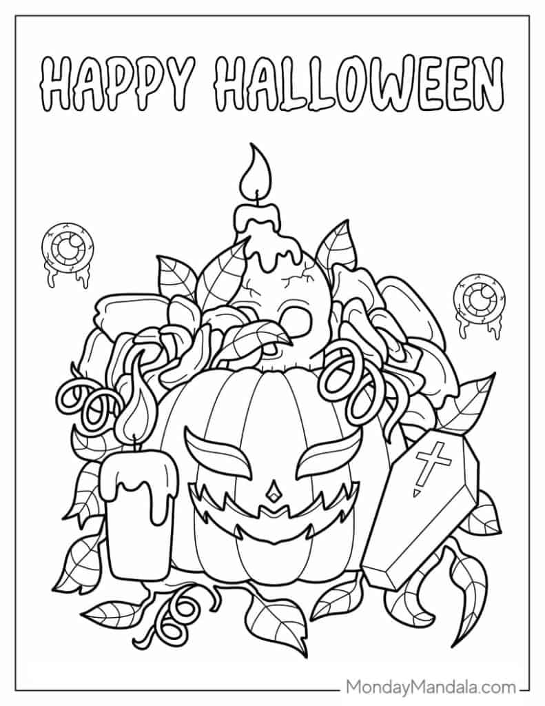 Discover 82 Best Free Printable Halloween Coloring Pages Adults 100 