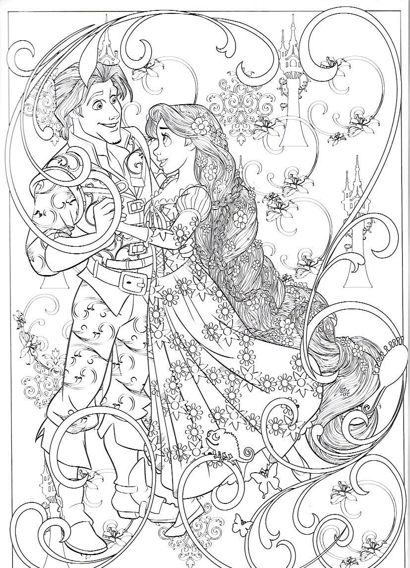 Disney Coloring Pages For Adults Printable Coloring Pages FREE