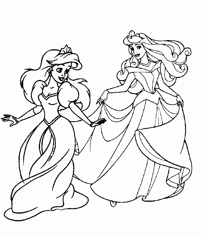 Disney Princess Coloring Pages Coloring Home