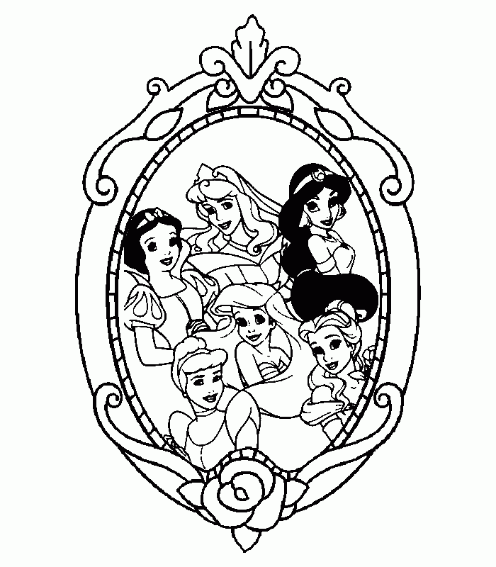 Disney Princess Coloring Pages Coloring Home