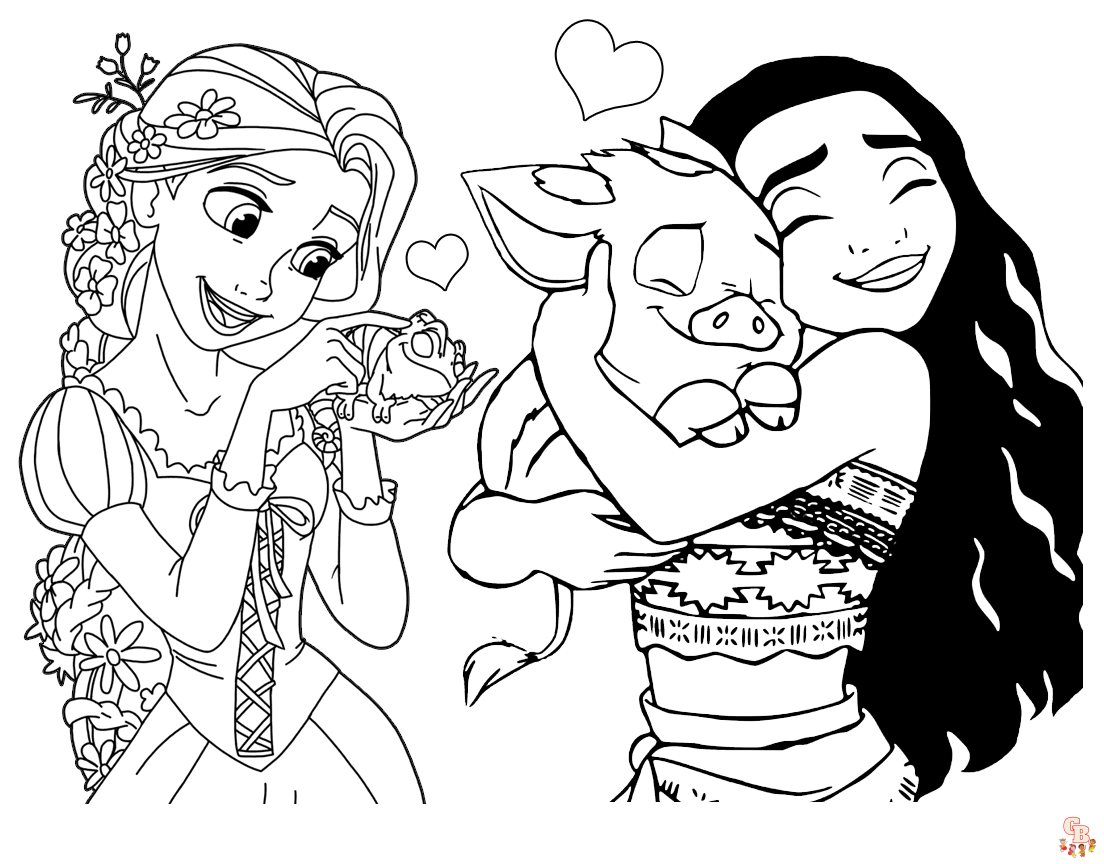 Disney Princess Coloring Pages Printable Princess Coloring Pages For Kids