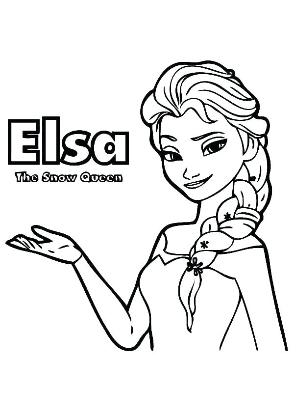Disney Princess Elsa Coloring Pages At GetColorings Free 