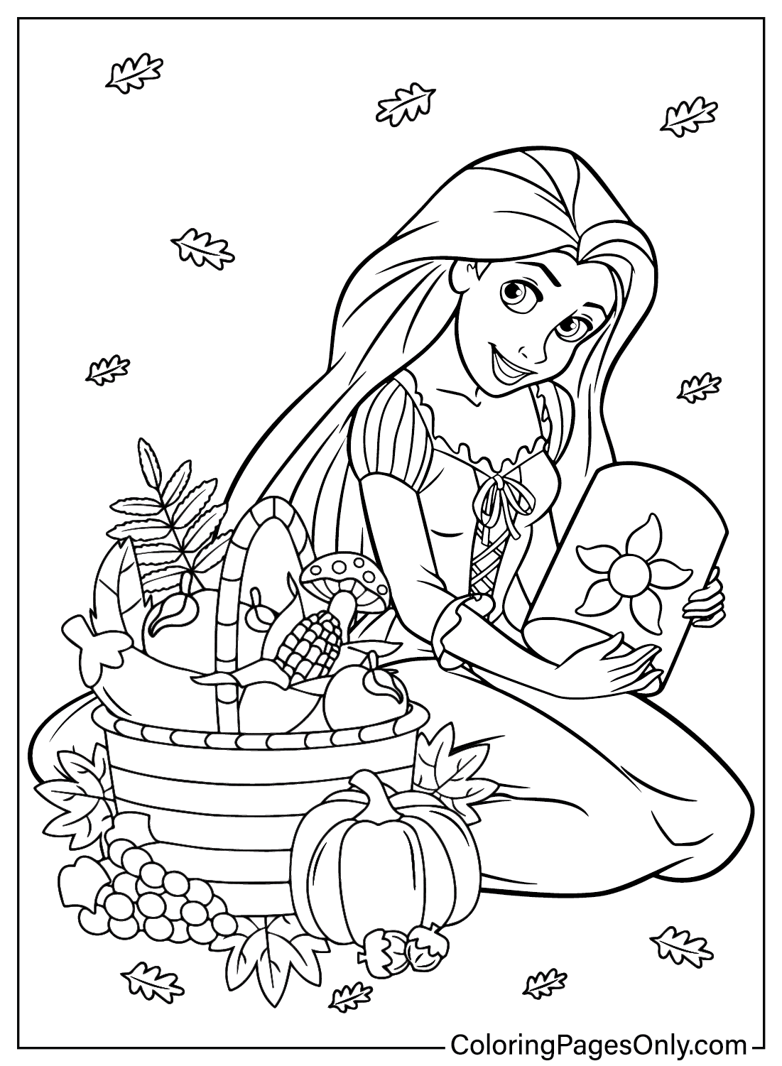 Disney Thanksgiving Color Page Free Printable Coloring Pages