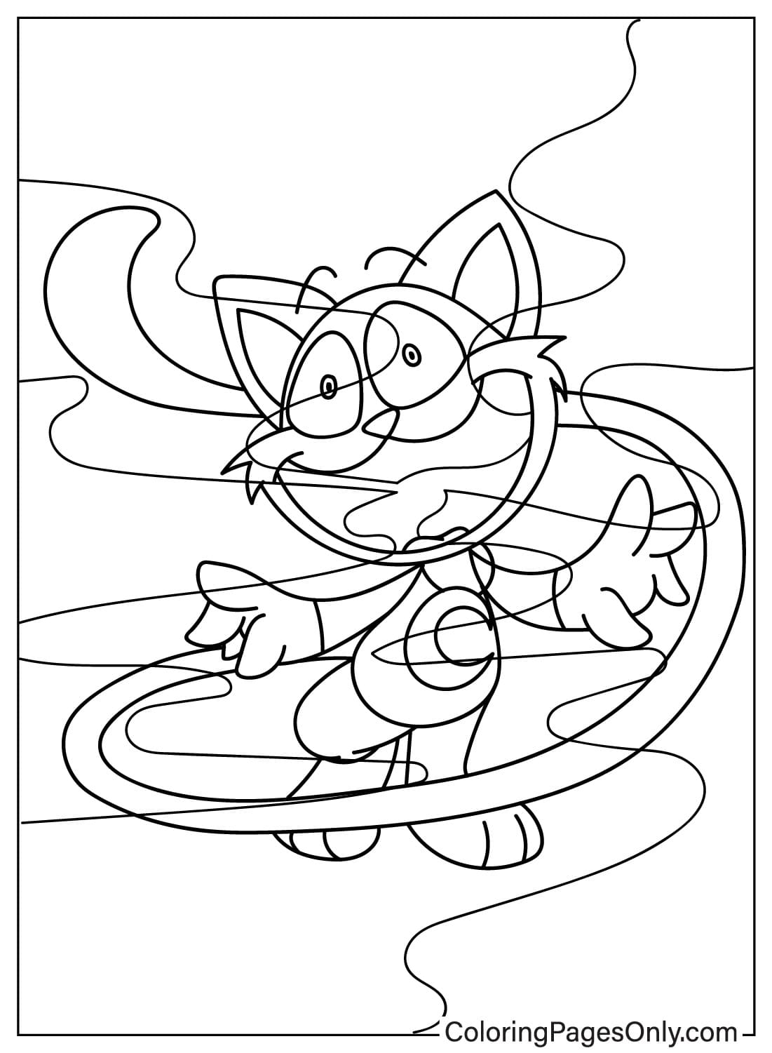 DogDay And CatNap Coloring Page Free Printable Coloring Pages
