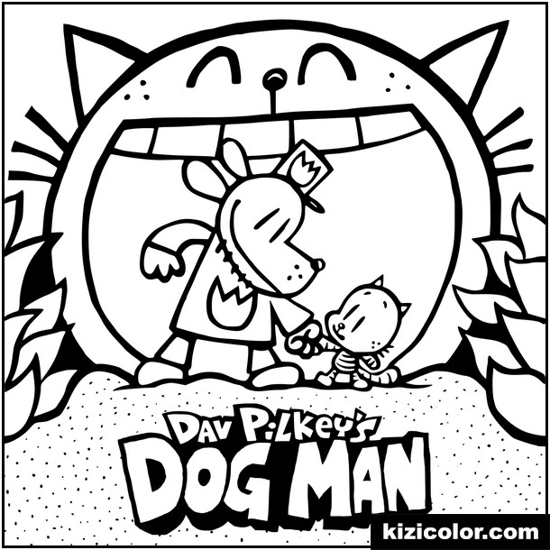 Dogman Coloring Pages Coloring Home