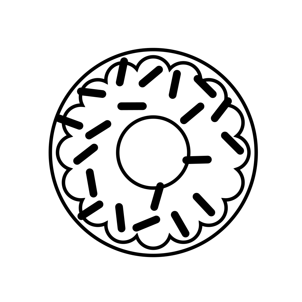 Donut Coloring Pages Best Coloring Pages For Kids