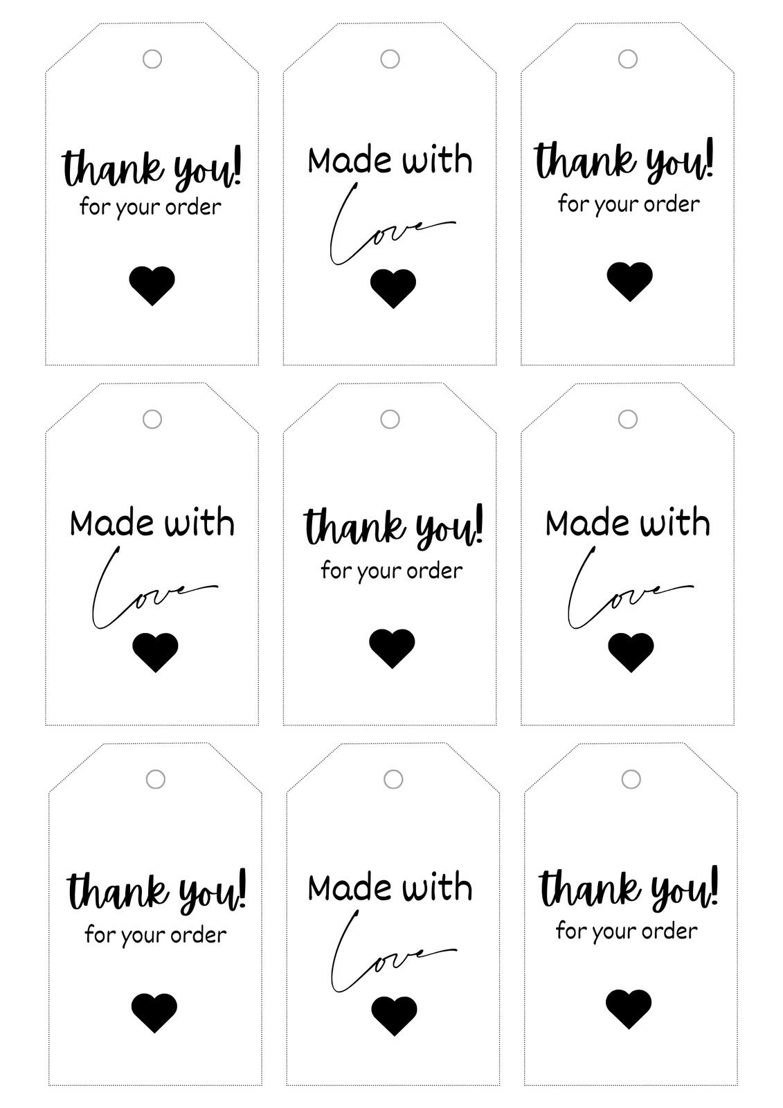 Downloadable Editable Free Printable Gift Tags Templates Printables 