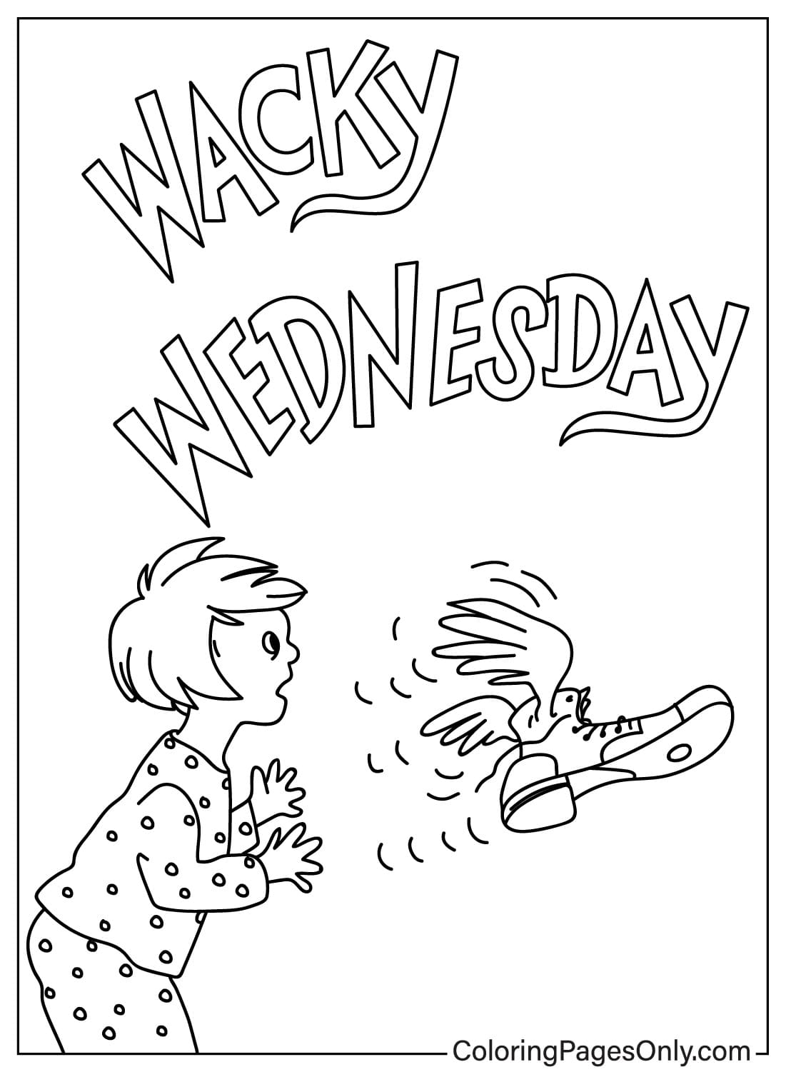 Dr Seuss Wacky Wednesday Coloring Page Free Printable Coloring Pages