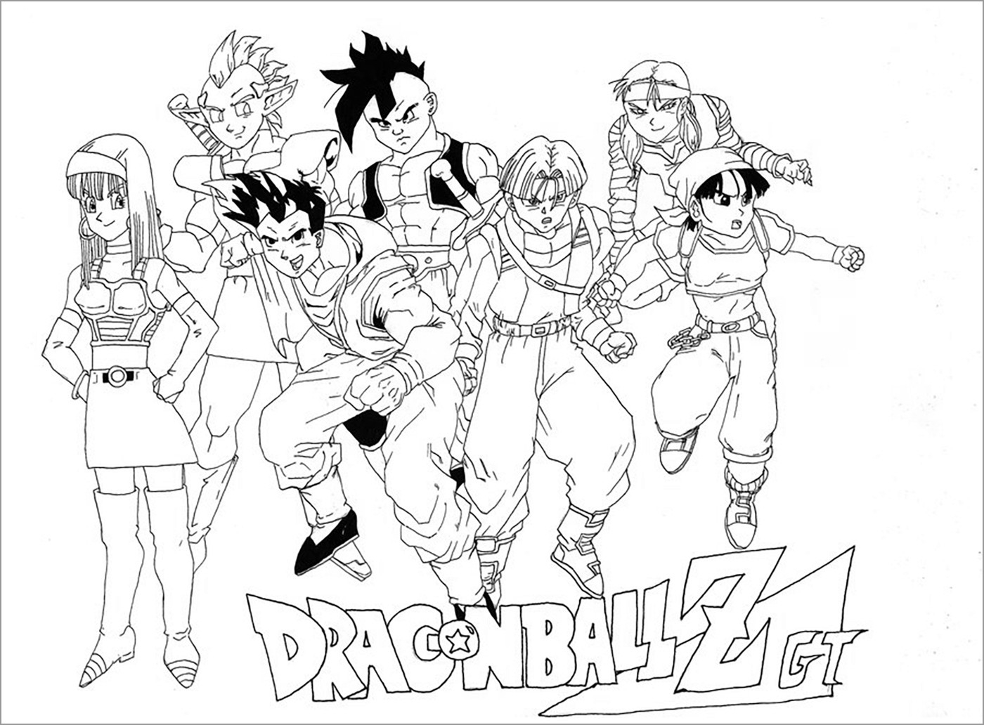 Dragon Ball Z Coloring Pages ColoringBay
