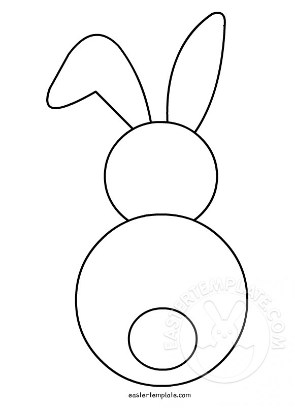 Easter Bunny Template Free Printable Printable Word Searches