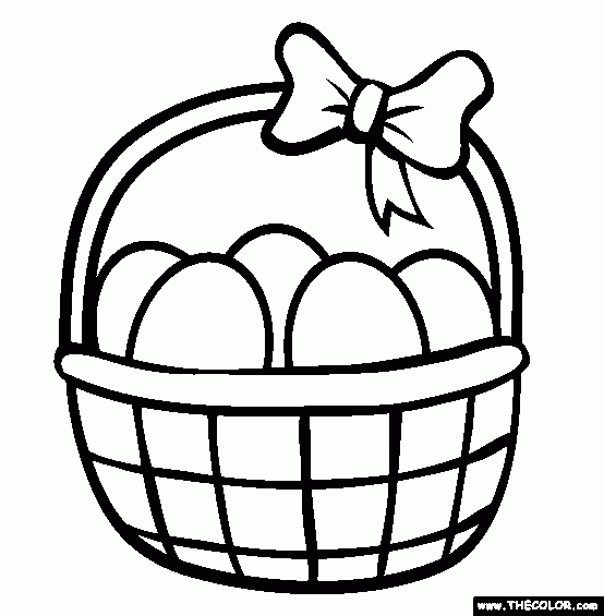 Easter Coloring Sheets For Kids