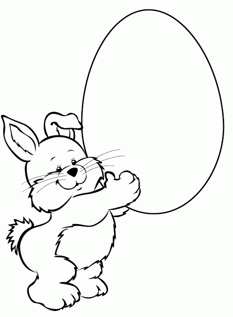 Easter Egg Coloring Page