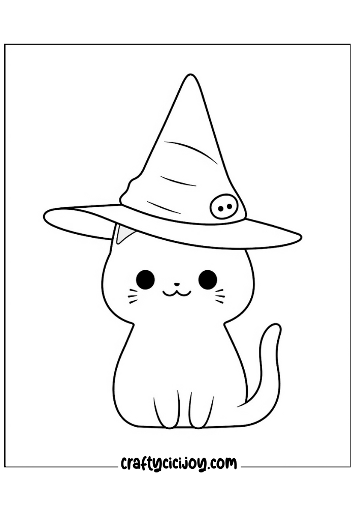 Easy Halloween Coloring Pages 60 Free PDF Printables Crafty Cici Joy